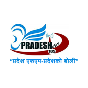 प्रदेश एफएम 105 MHz FM Radio Station Logo - Live Streaming from Birendranagar-6, Surkhet