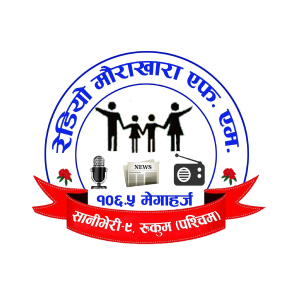 मौराखारा एफएम 106.5 MHz FM Radio Station Logo - Live Streaming from Saniveri Rural Municipality-9 Simli, Rukum (West)