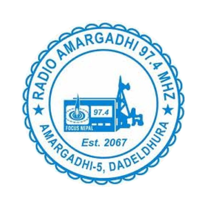 रेडियो अमरगढी 97.4 MHz FM Radio Station Logo - Live Streaming from Amargadhi Municipality-5, Khalanga, Dadeldhura, Nepal