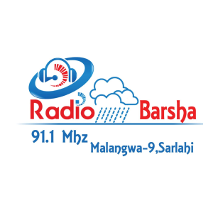 रेडियो वर्षा 91.1 MHz FM Radio Station Logo - Live Streaming from Malangwa-9, Sarlahi